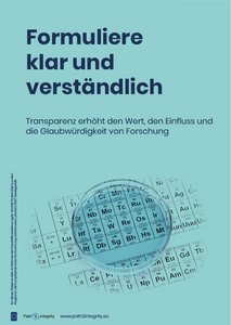Plakat transparente Wissenschaft