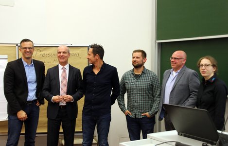 Florian Bertges, Claus-Burkard Böhnlein, Stefan Knoll, Willi Reinhardt, Holger Epp und Johanna Roth