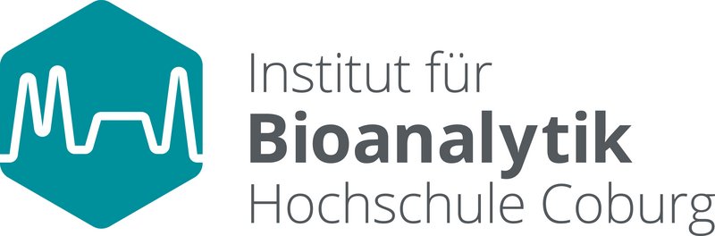 Logo mit Text: Institut für Bioanalytik Hochschule Coburg