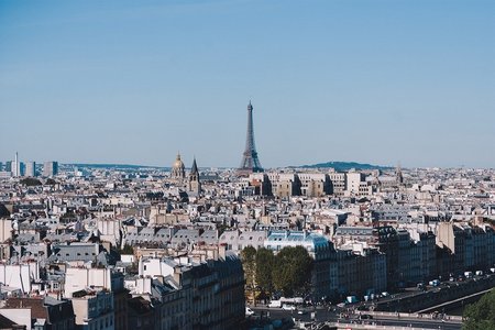 Ansicht von Paris mit Eiffelturm