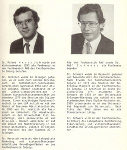 Prof. Hertrich (li.) und Prof. Schwarz