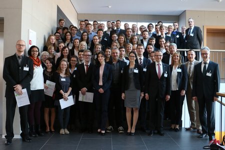 Stipendiaten und Förderer des Deutschlandstipendiums 2016