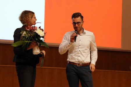 Prof. Dr. Susanne Aileen Funke und Michael Ebert