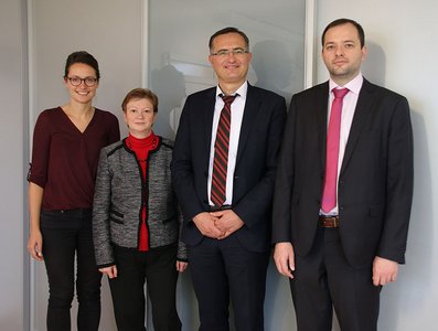 Dr. Pavel Novgorodov, Prof. Dr. Eduard Gerhardt, Prof. Dr. Christiane Fritze, Veronika Wagner
