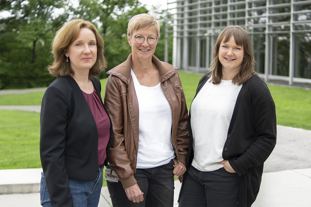 Katja Kessel, Silke Thiel und Miriam Hegner