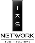 Logo mit einem vertikalen schwarzen Rechteck mit gespiegelten weißen Buchstaben „I
