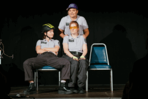 hannsjana, Die Genderpolizei (2024), performance, photo: steirischer herbst / Clara Wildberger